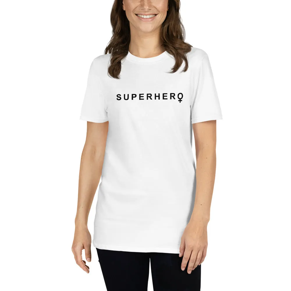 THE ESSENTIAL BOYFRIEND TEE WHITE SUPERHERO