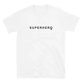 THE ESSENTIAL BOYFRIEND TEE WHITE SUPERHERO