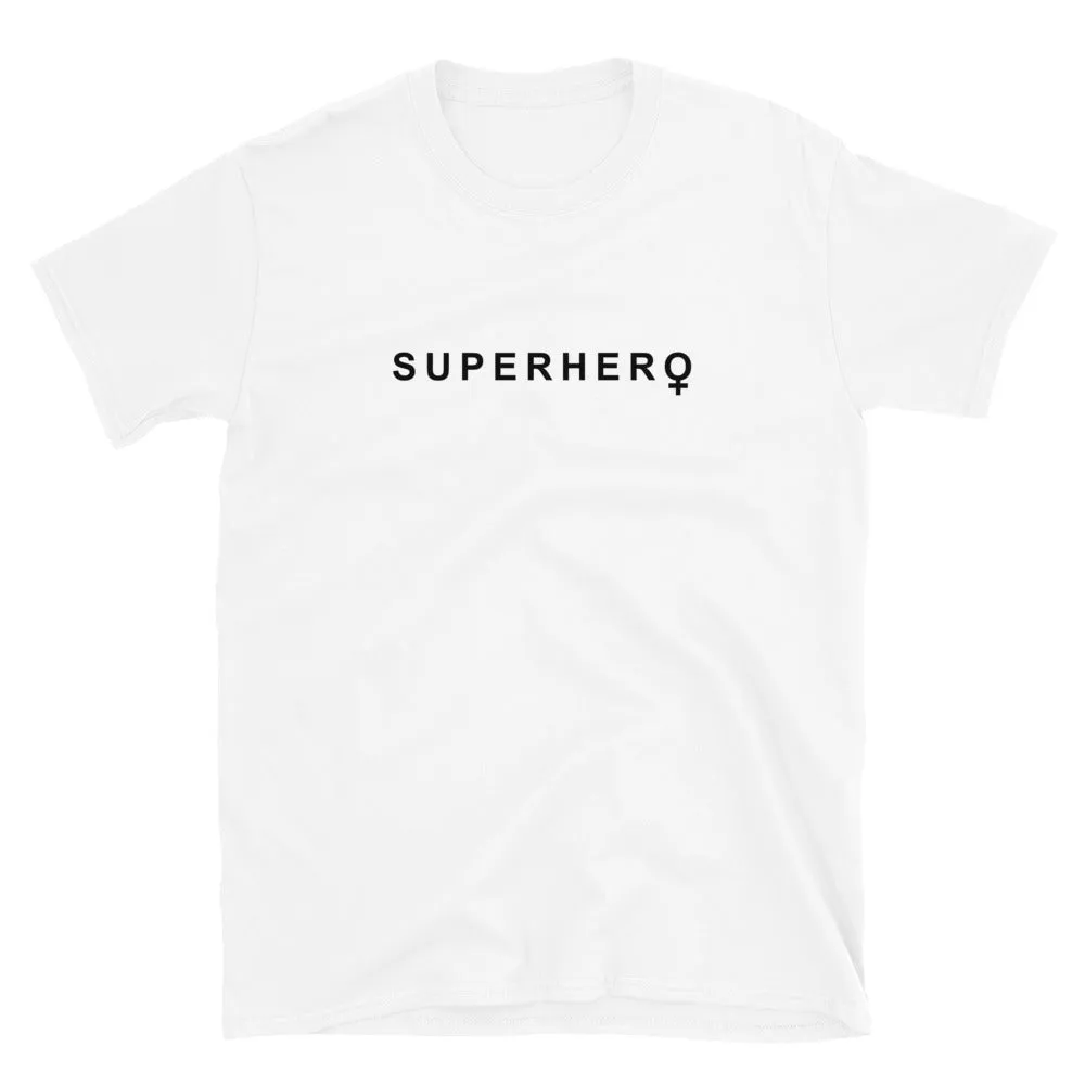 THE ESSENTIAL BOYFRIEND TEE WHITE SUPERHERO