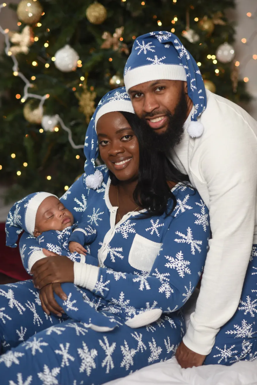 Women's Organic Holiday Onesie & Cap Set