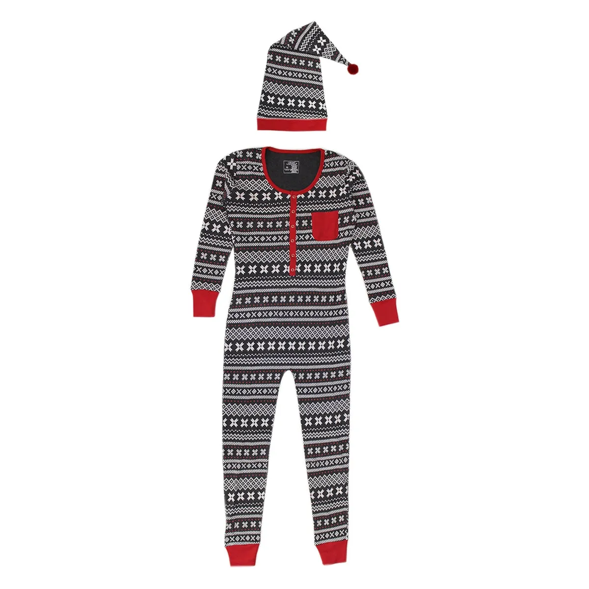 Women's Organic Holiday Onesie & Cap Set